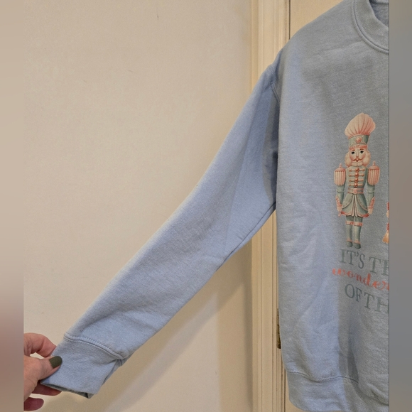 Light Blue Nutcracker Sweatshirt - Picture 4 of 8